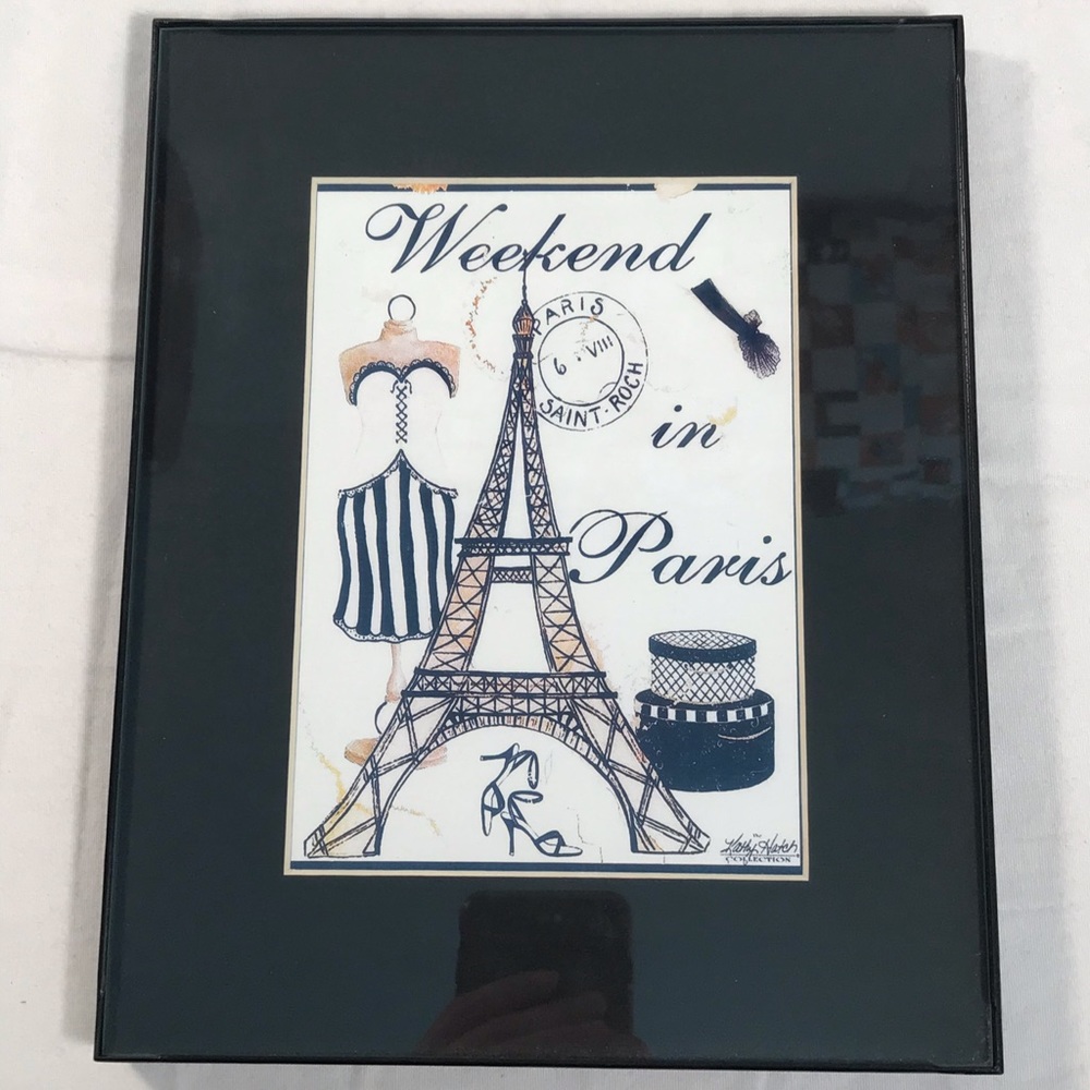 Weekend In Paris Fashion Art Print